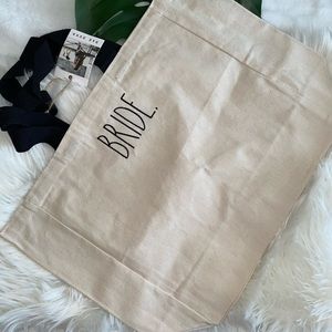 Rae Dunn “Bride” tote bag